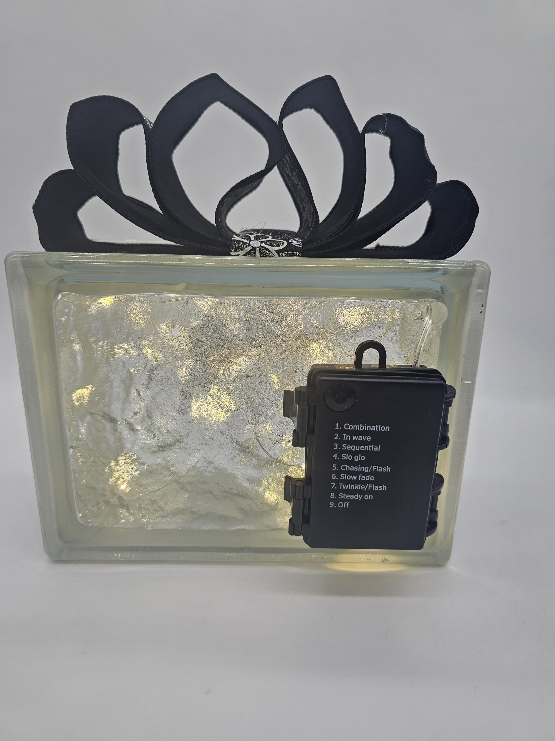 6x8" Welcome To Our Home Paw - Pet Decoration | Unique Pet Gift | Lighted Glass Block Home Decor - Image 4