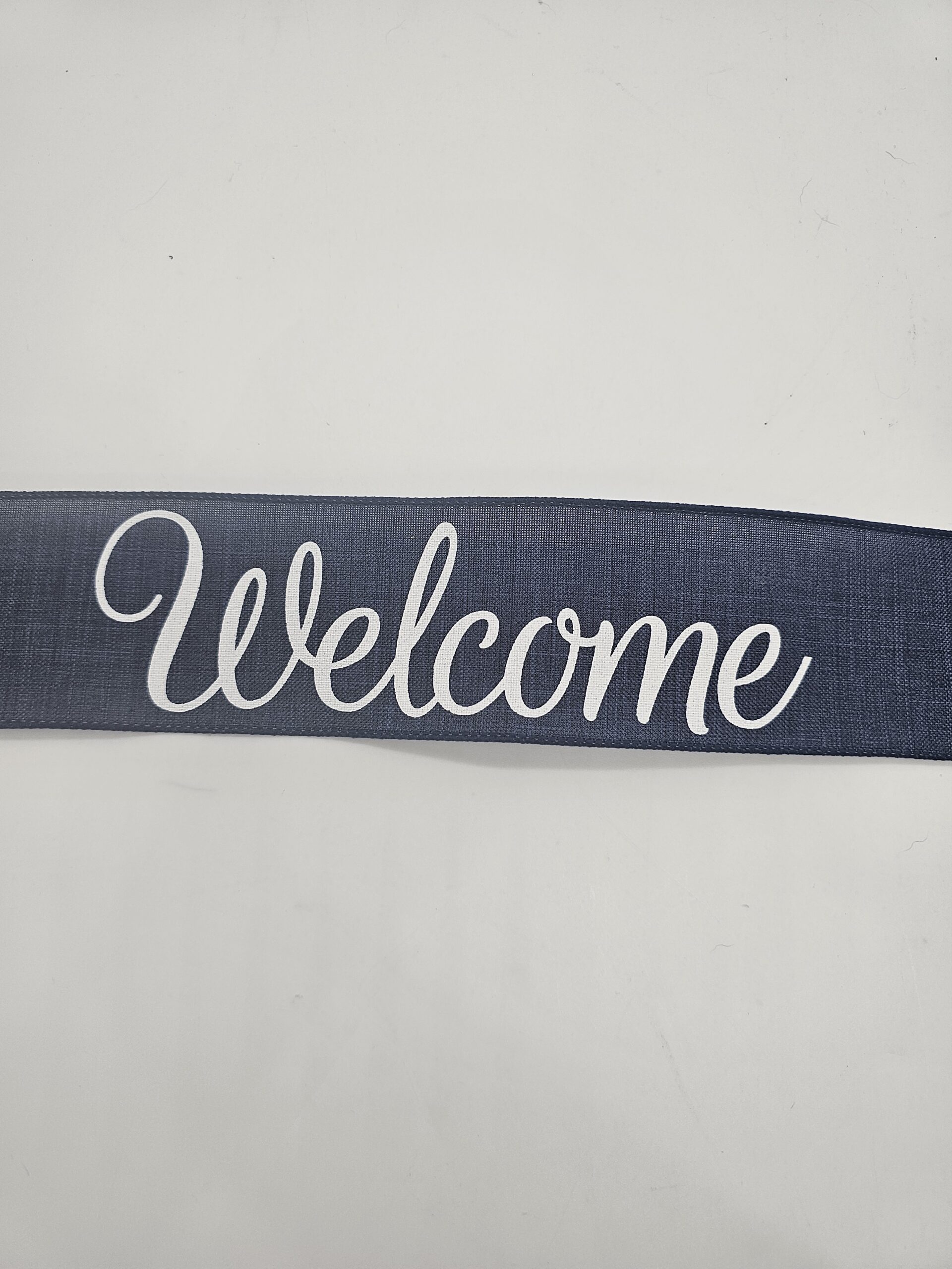 Navy Blue with White Welcome